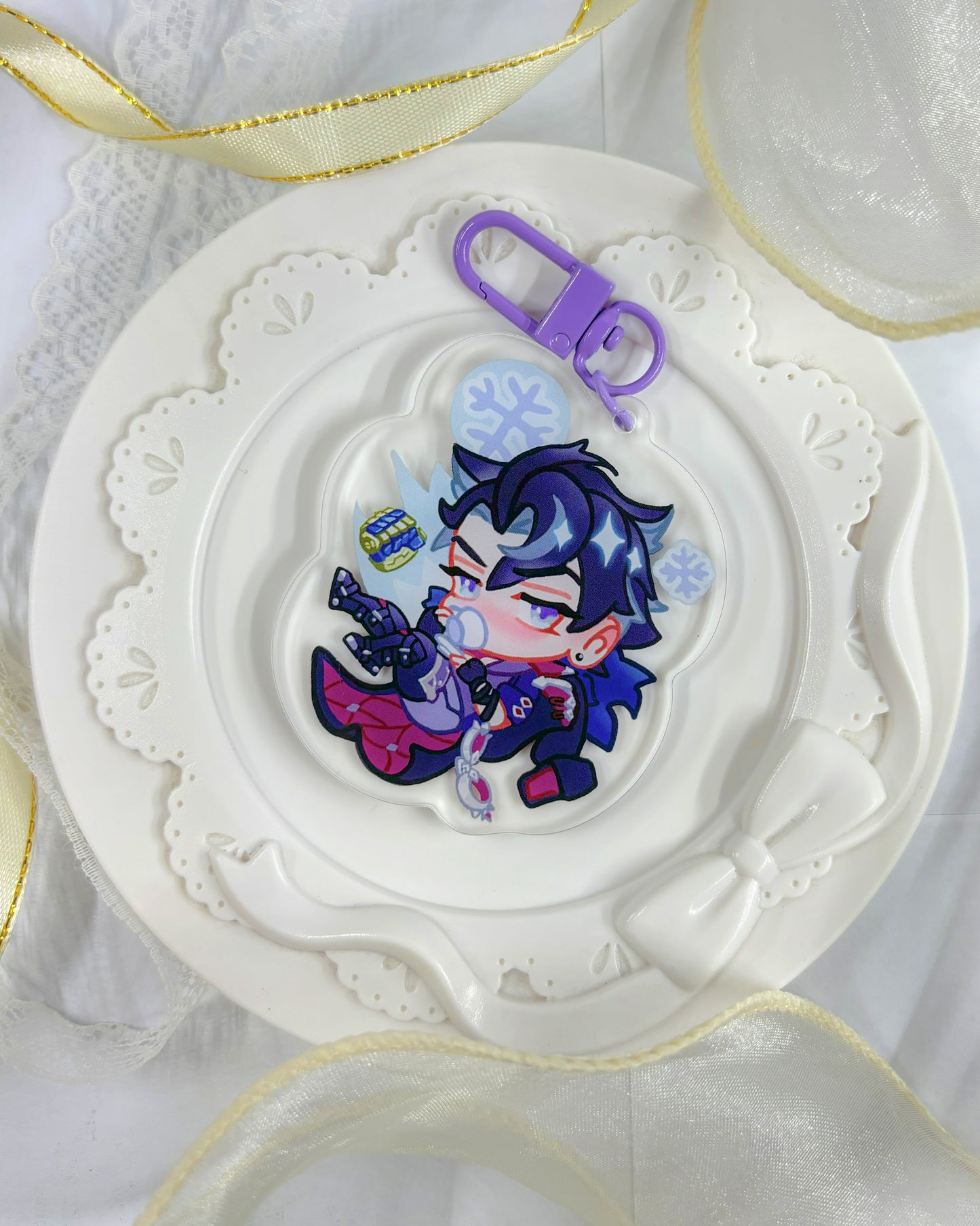 Genshin Wriothesley Acrylic Charm